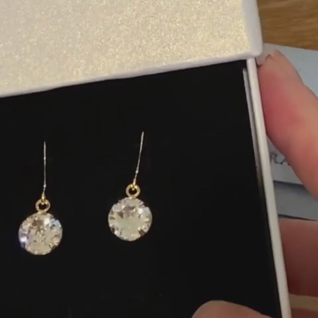 crystal earrings in box video