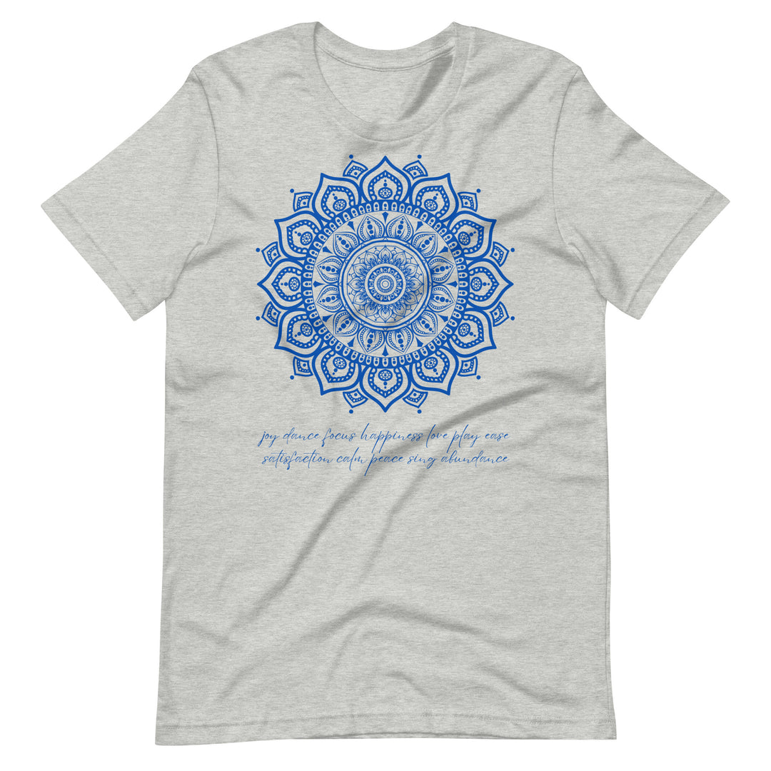 mandala t shirt gray