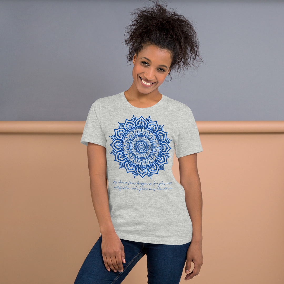 Mandala t shirt gray
