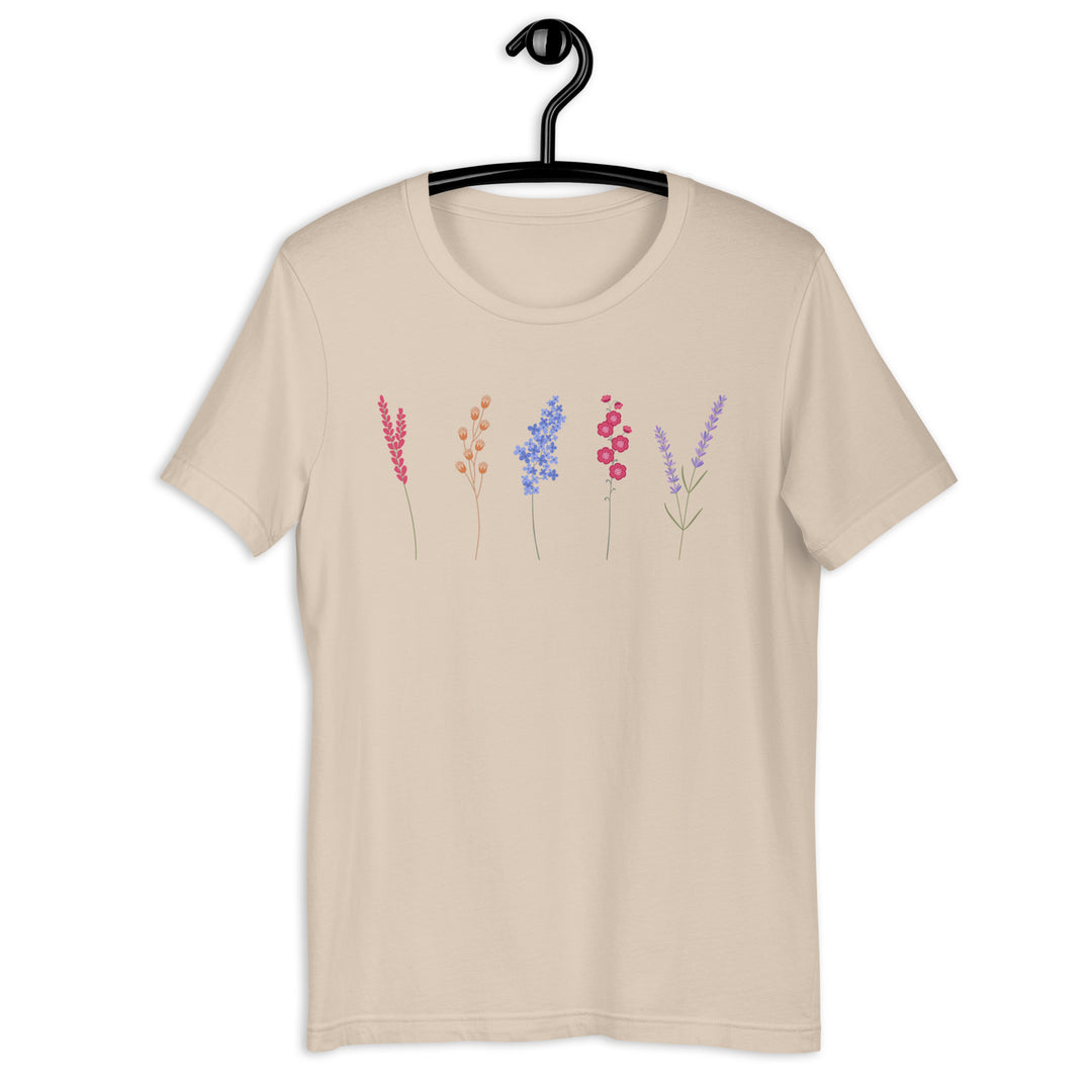 Flower Graphic t-shirt for women Beautiful Flowers Garden Shirt gift for her