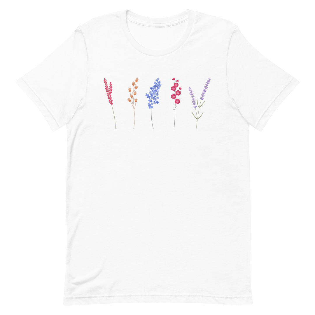 Flower Graphic t-shirt for women Beautiful Flowers Garden Shirt gift for her