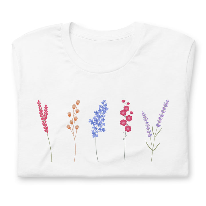 Flower Graphic t-shirt for women Beautiful Flowers Garden Shirt gift for her