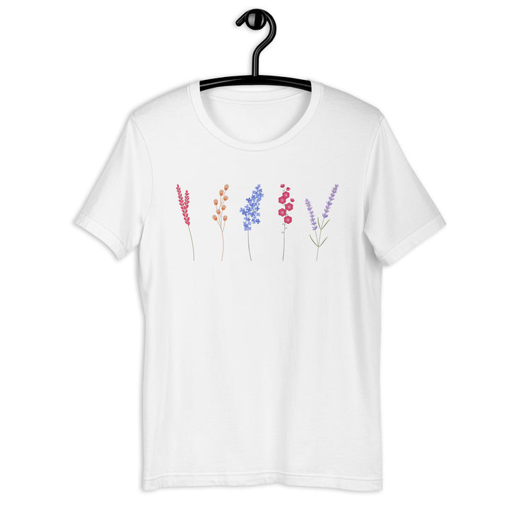 Flower Graphic t-shirt for women Beautiful Flowers Garden Shirt gift for her