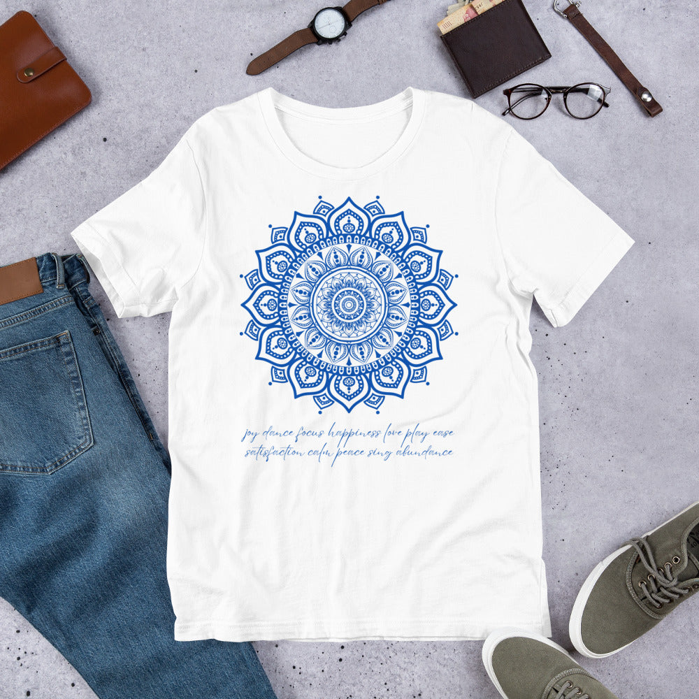 Mandala t shirt white