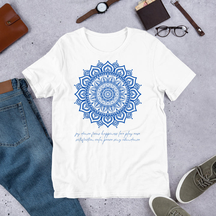Mandala t shirt white