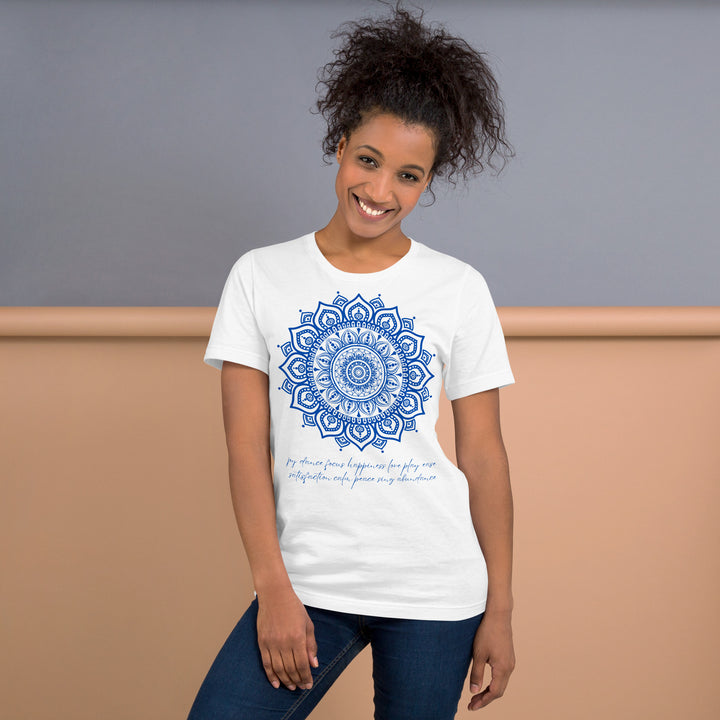 Mandala t shirt white