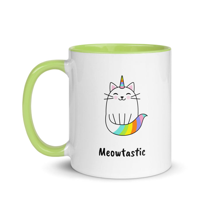 cat unicorn mug meowtastic