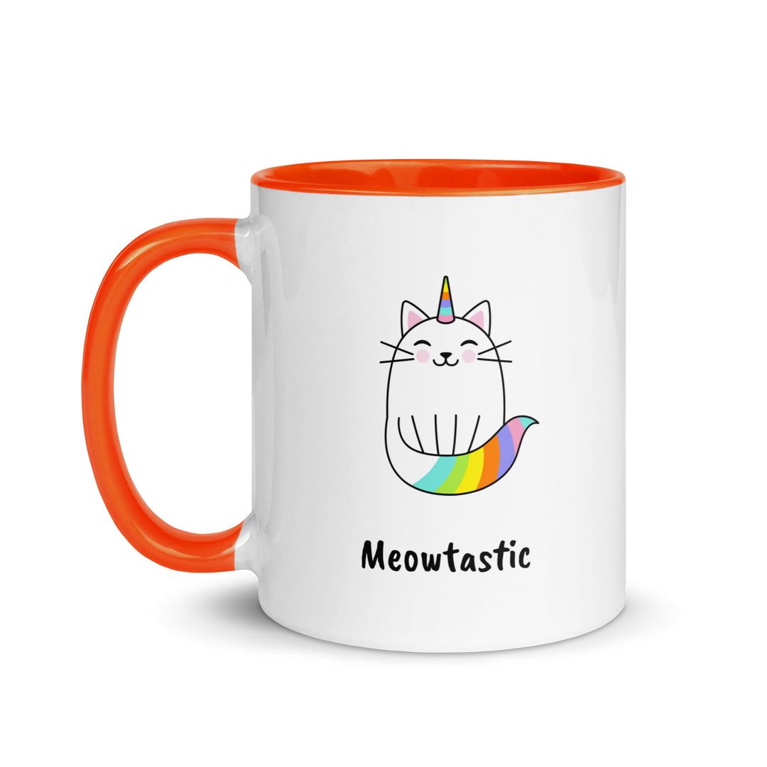 cat unicorn mug meowtastic