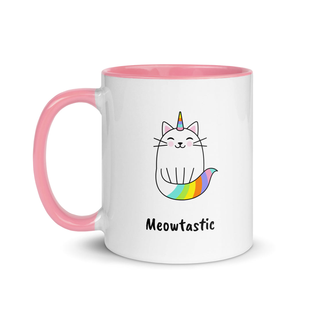 cat unicorn mug meowtastic