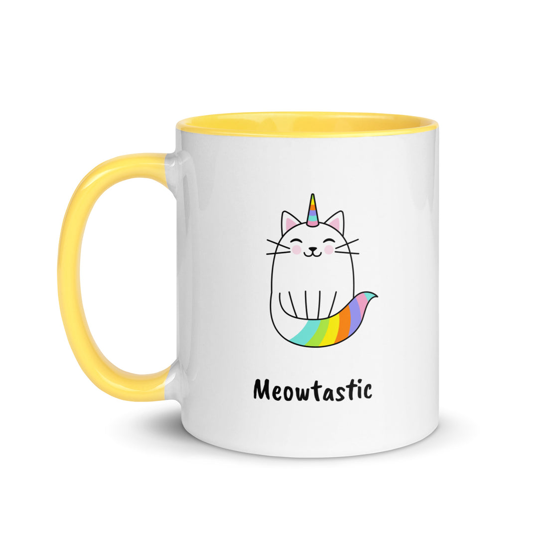 cat unicorn mug meowtastic
