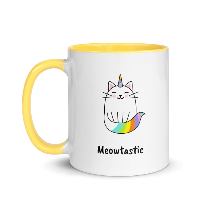 cat unicorn mug meowtastic