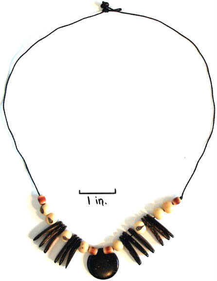 Coconut and Tagua Seed Necklace