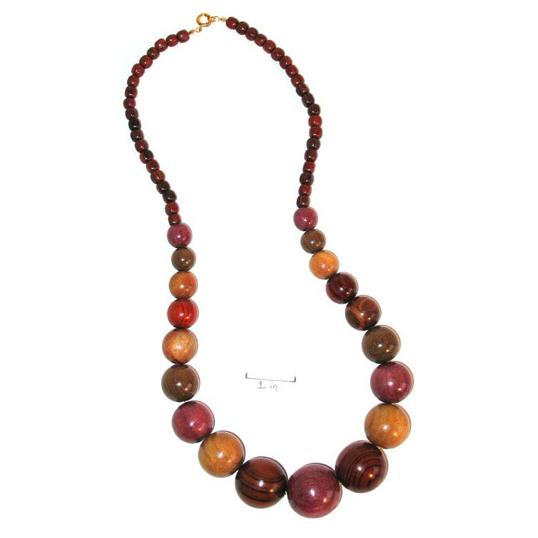 wood necklace