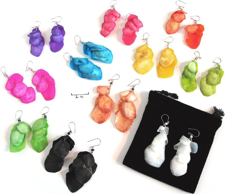 Cascading Fish Scale Earrings