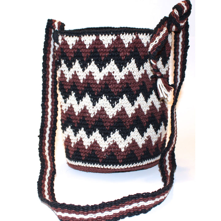 Chevron Pattern Hand Woven Mayan Bag