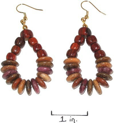 wood earrings