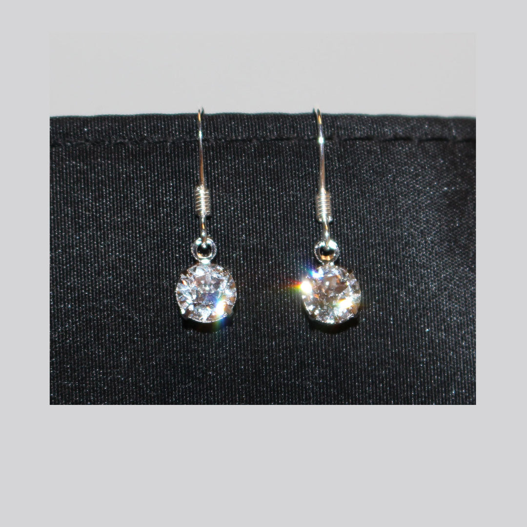 Wholesale Crystal Drop Earrings - 10 Pair - Light Bulk Wholesale