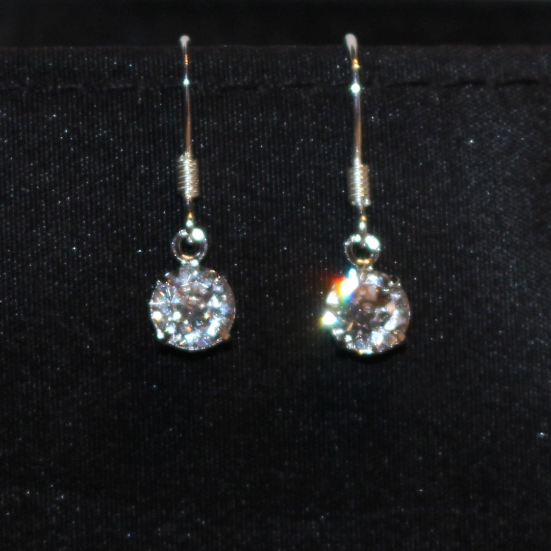 Wholesale Crystal Drop Earrings - 10 Pair - Light Bulk Wholesale