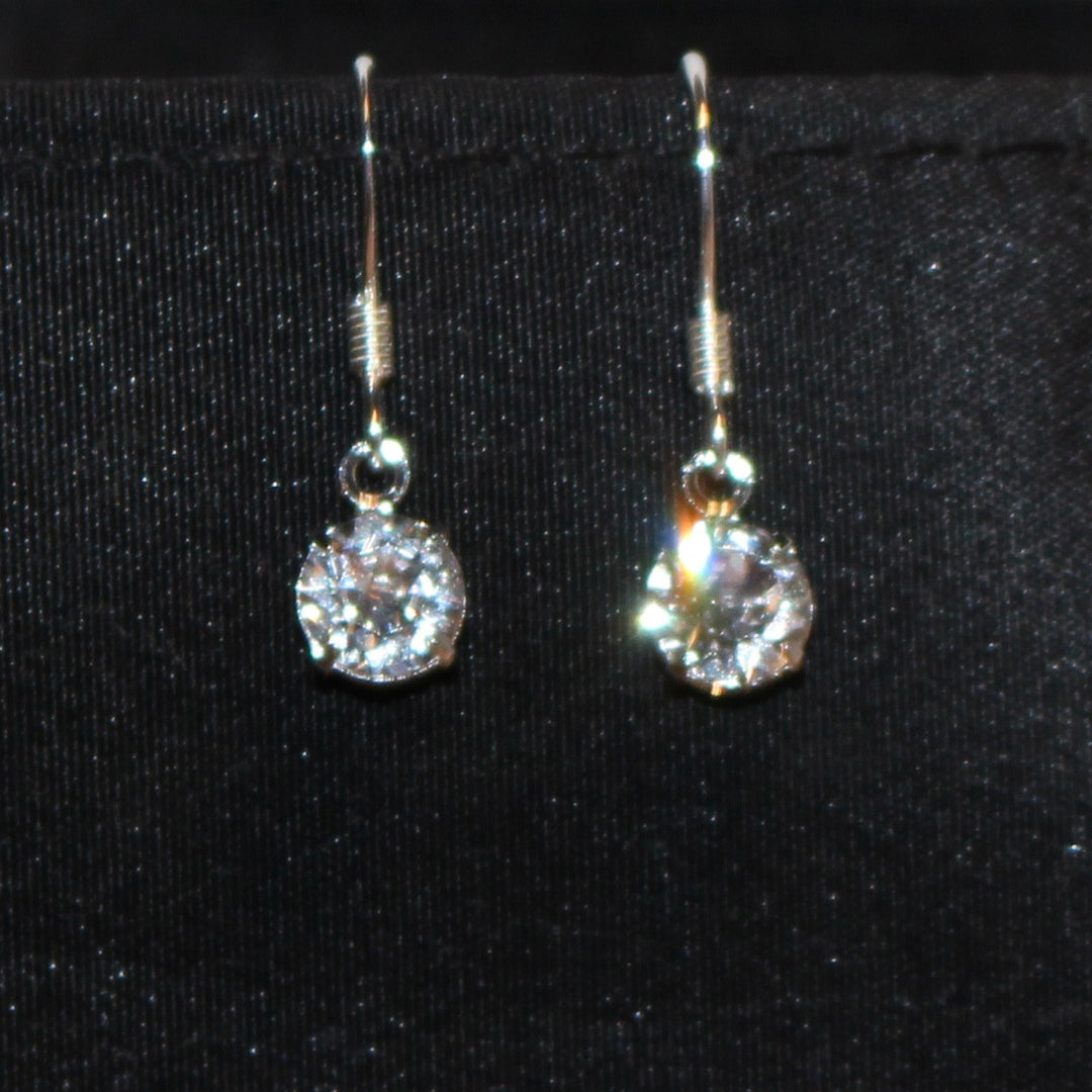 Wholesale Crystal Drop Earrings - 10 Pair - Light Bulk Wholesale