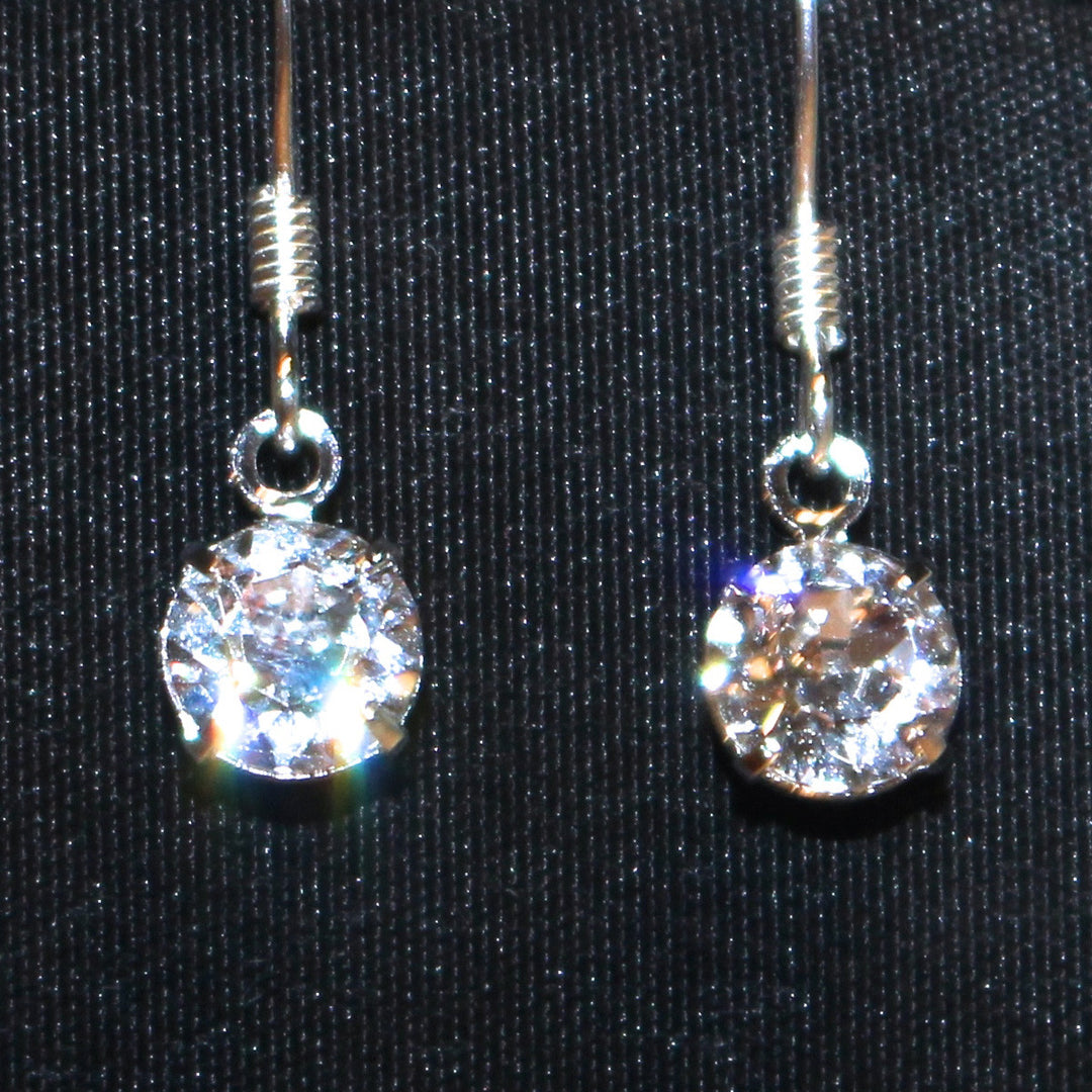 Wholesale Crystal Drop Earrings - 10 Pair - Light Bulk Wholesale