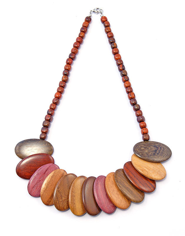 wood necklace