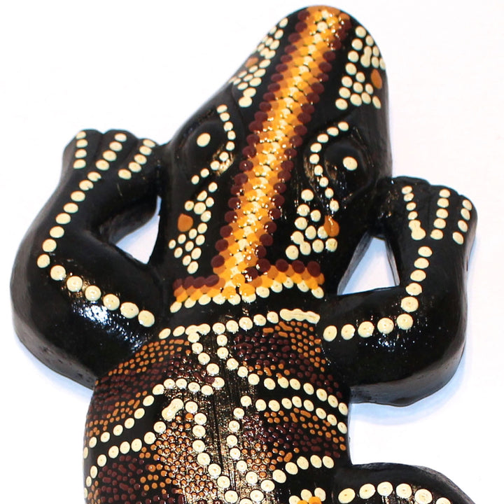 Bali Painted Wood Lizard - Rio