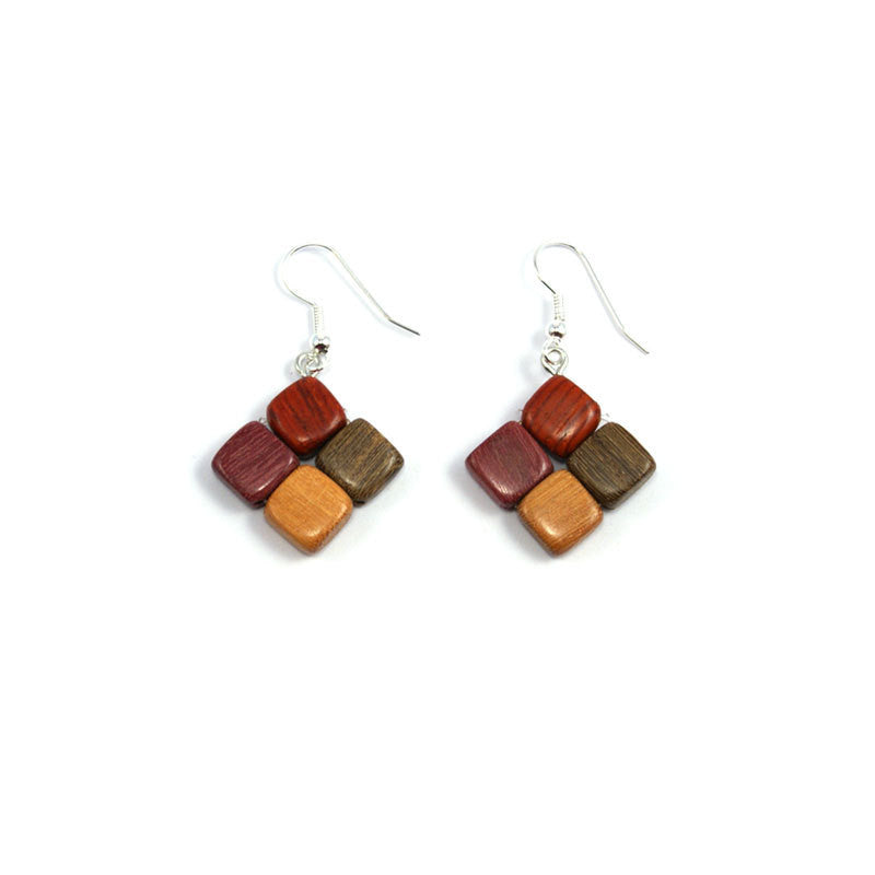 wood earrings