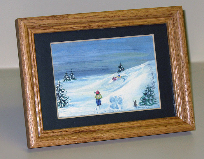 Winter Miniature Print - Snow Angel