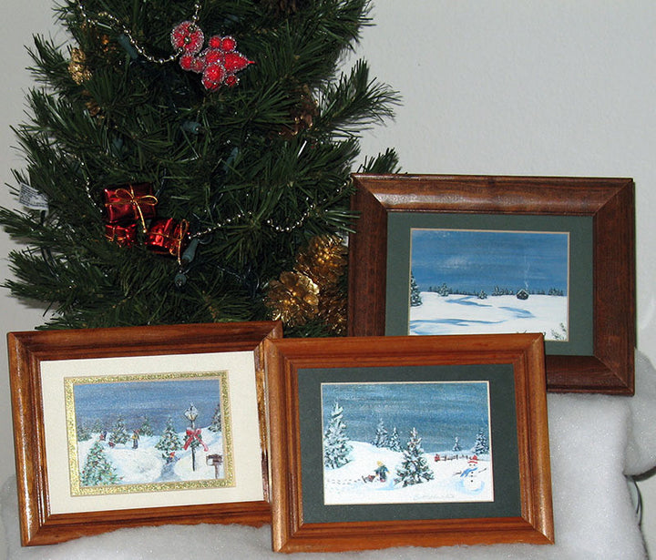 Winter Miniature Print - Tree of Light