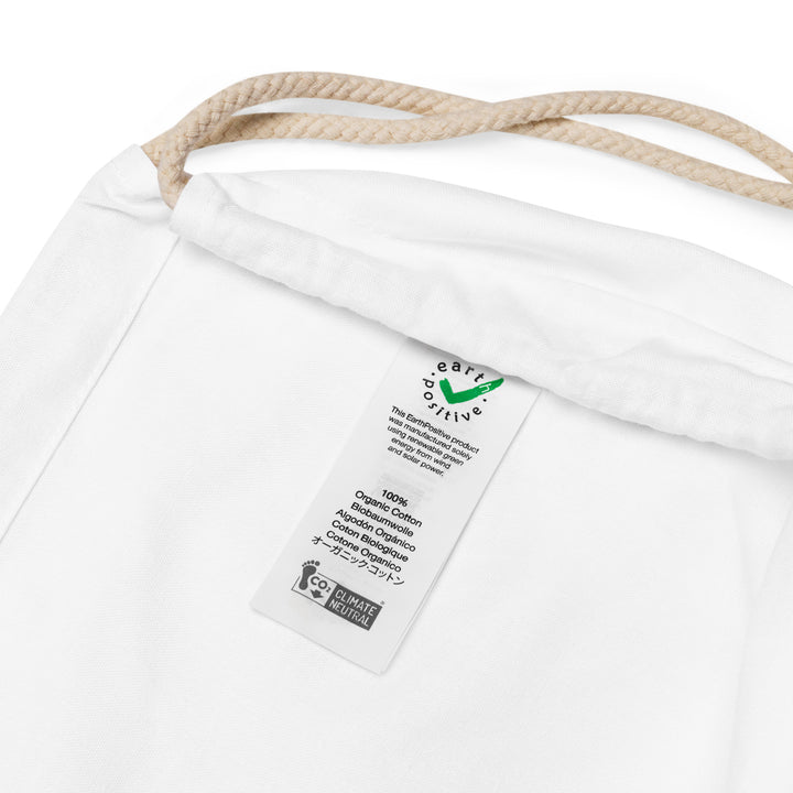 Meowtastic Organic Cotton Drawstring Bag